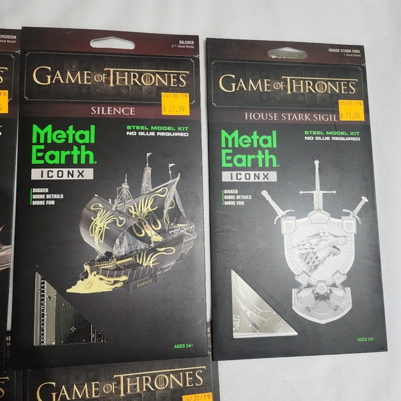NEW Metal Earth ICONX Kits DROGON ST SIGIL SILENCE IRON THRONE RED KEEP MOUNTAIN - Picture 9 of 9